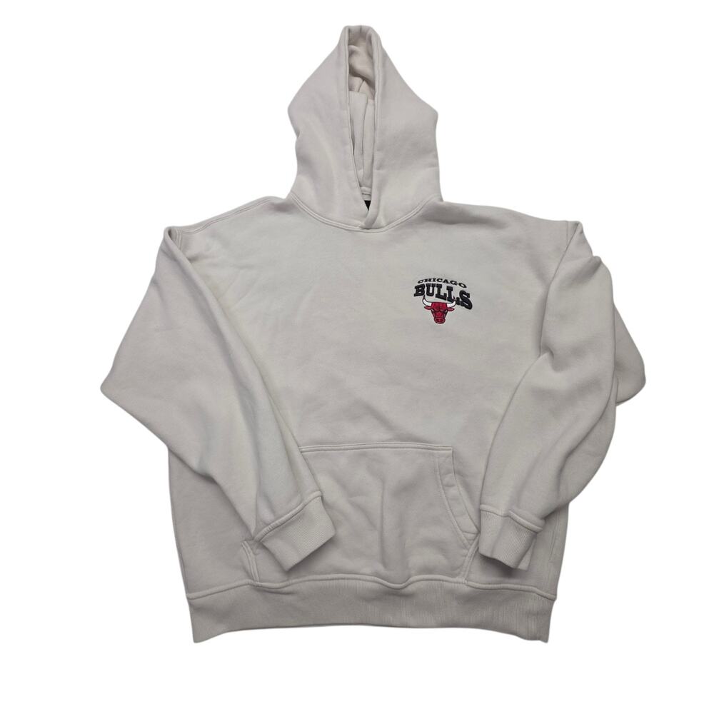 Abercrombie & Fitch Chicago Bulls Champ Graphic Popover Hoodie Medium Rare Vtg